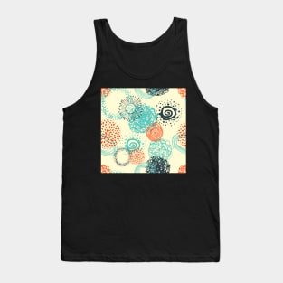 Circles abstract seamless pattern Tank Top